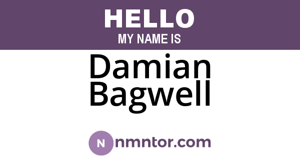 Damian Bagwell