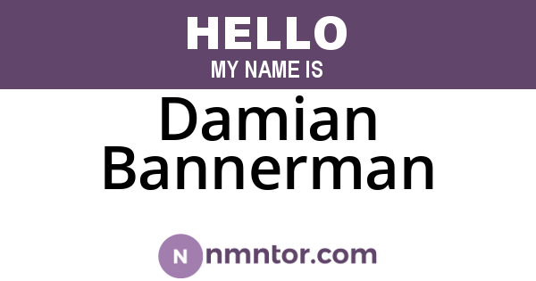 Damian Bannerman