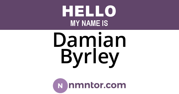 Damian Byrley