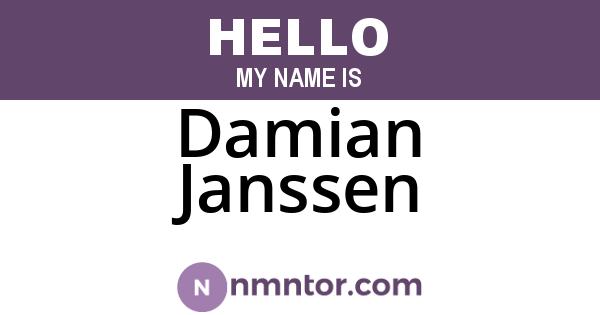 Damian Janssen