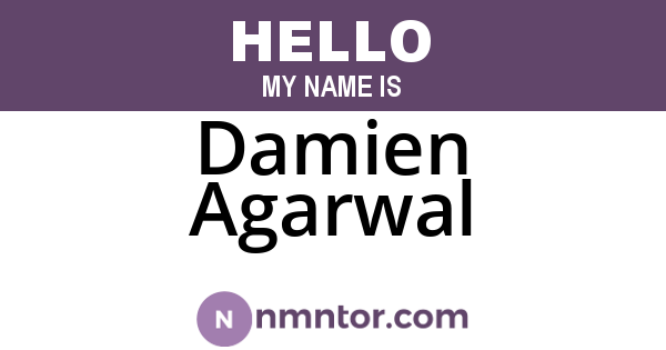Damien Agarwal