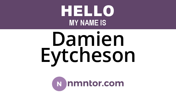 Damien Eytcheson