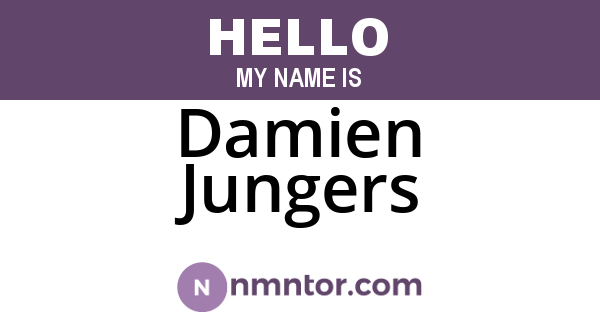 Damien Jungers
