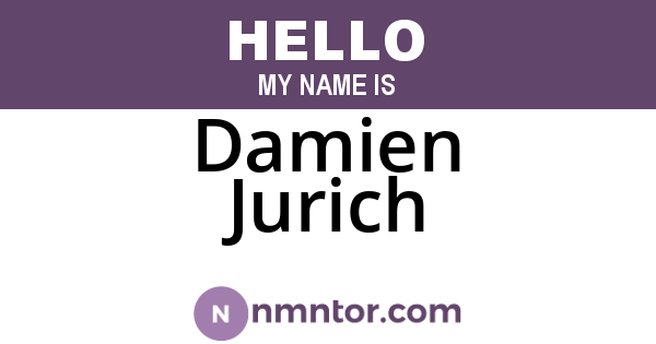 Damien Jurich