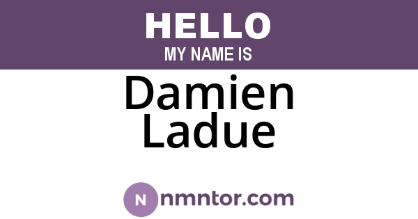 Damien Ladue