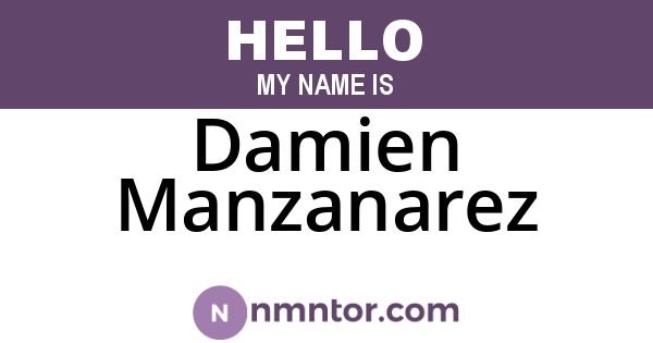 Damien Manzanarez