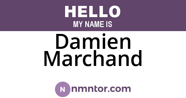 Damien Marchand