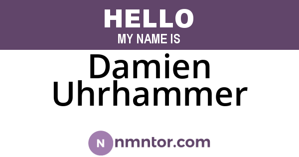 Damien Uhrhammer