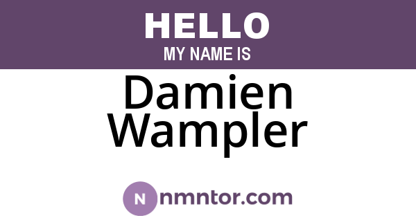Damien Wampler