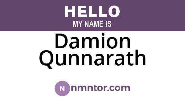 Damion Qunnarath