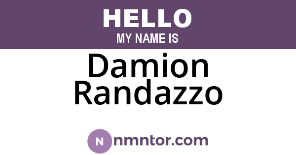Damion Randazzo