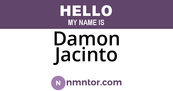 Damon Jacinto