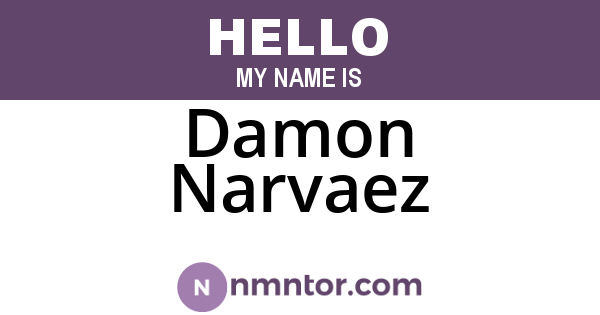 Damon Narvaez