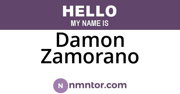 Damon Zamorano