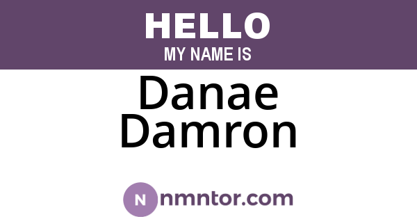 Danae Damron