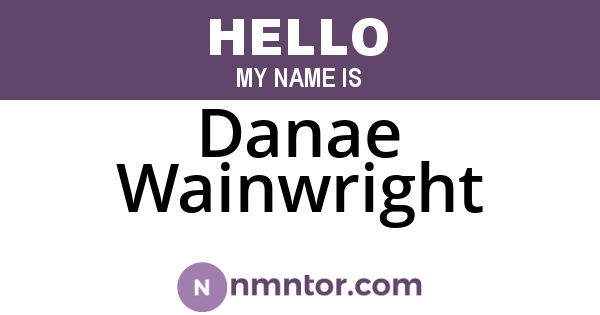 Danae Wainwright