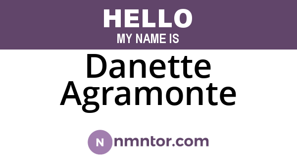 Danette Agramonte