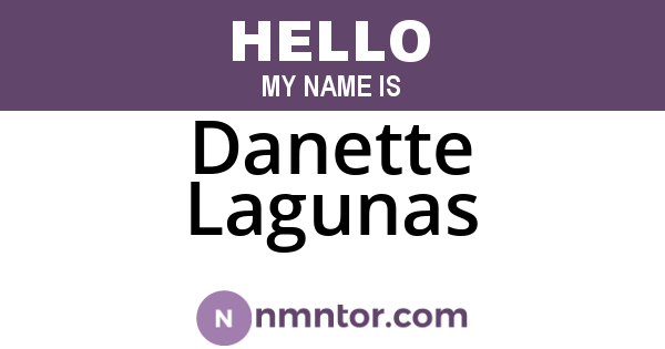Danette Lagunas