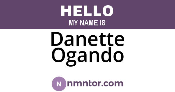 Danette Ogando