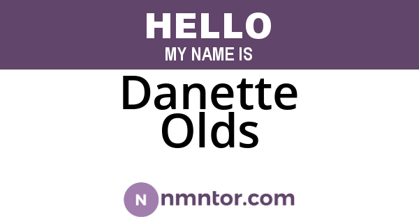 Danette Olds