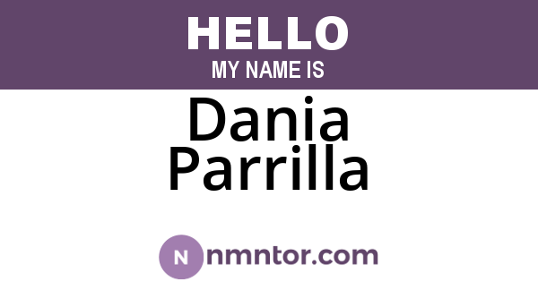 Dania Parrilla