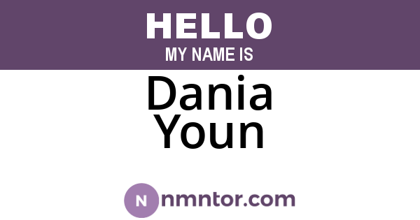 Dania Youn