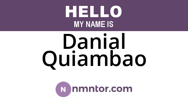 Danial Quiambao