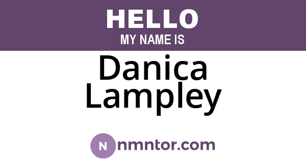 Danica Lampley