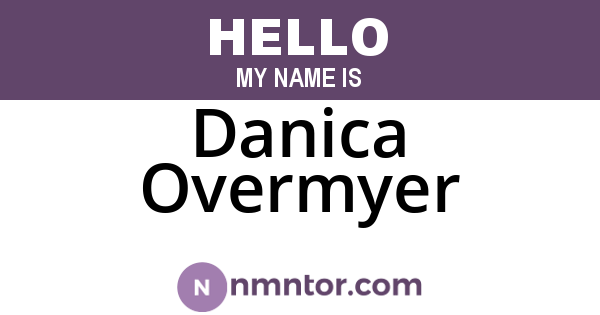 Danica Overmyer