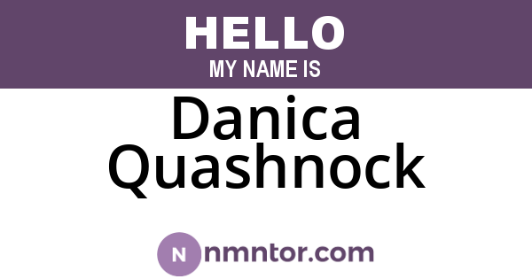 Danica Quashnock