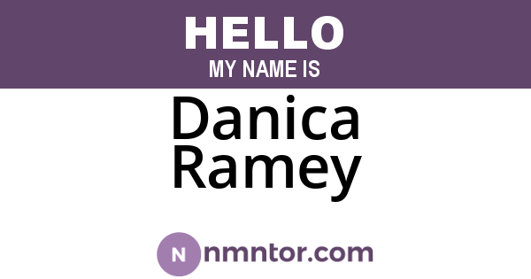 Danica Ramey