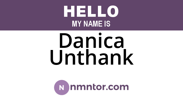 Danica Unthank