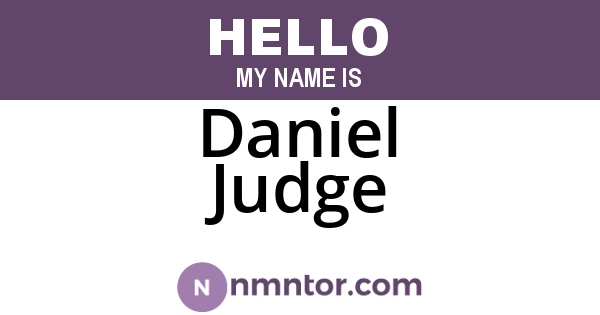 Daniel Judge