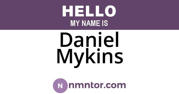 Daniel Mykins