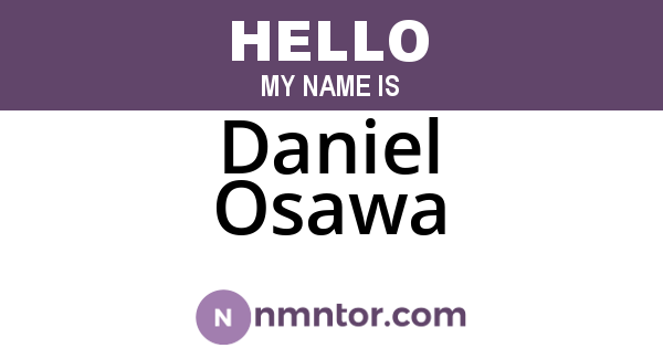 Daniel Osawa