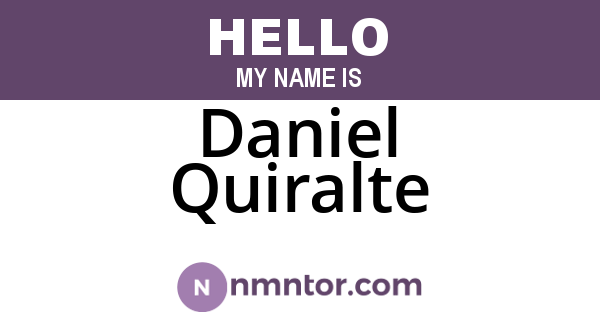 Daniel Quiralte