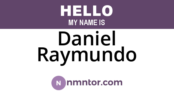 Daniel Raymundo