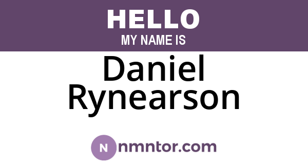 Daniel Rynearson