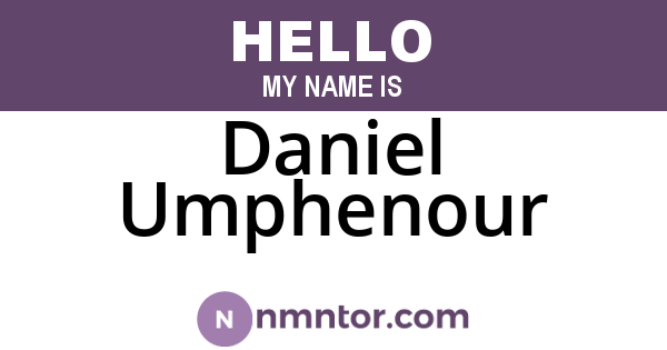 Daniel Umphenour