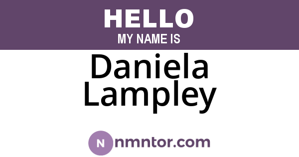 Daniela Lampley