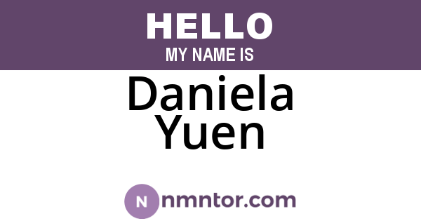 Daniela Yuen