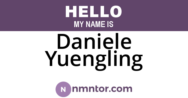Daniele Yuengling