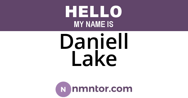 Daniell Lake