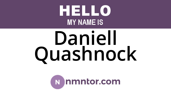 Daniell Quashnock