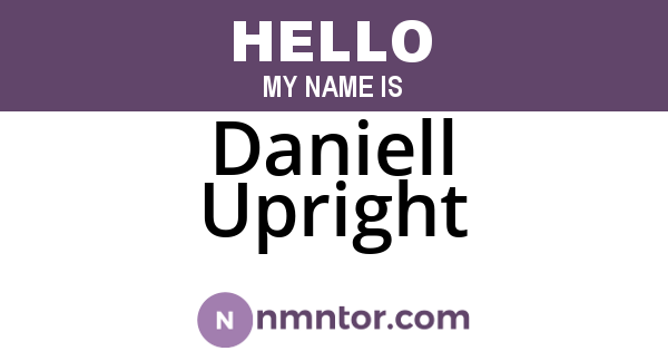 Daniell Upright