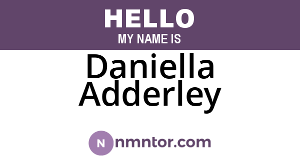 Daniella Adderley