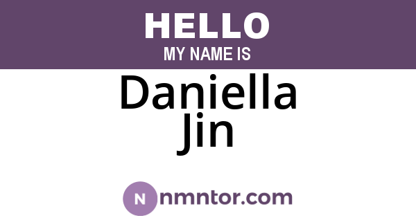 Daniella Jin
