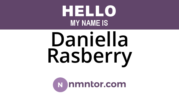Daniella Rasberry