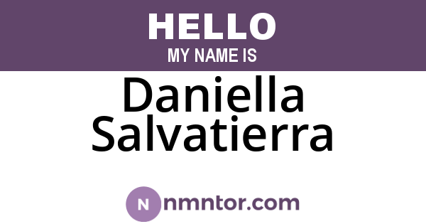 Daniella Salvatierra