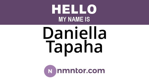 Daniella Tapaha